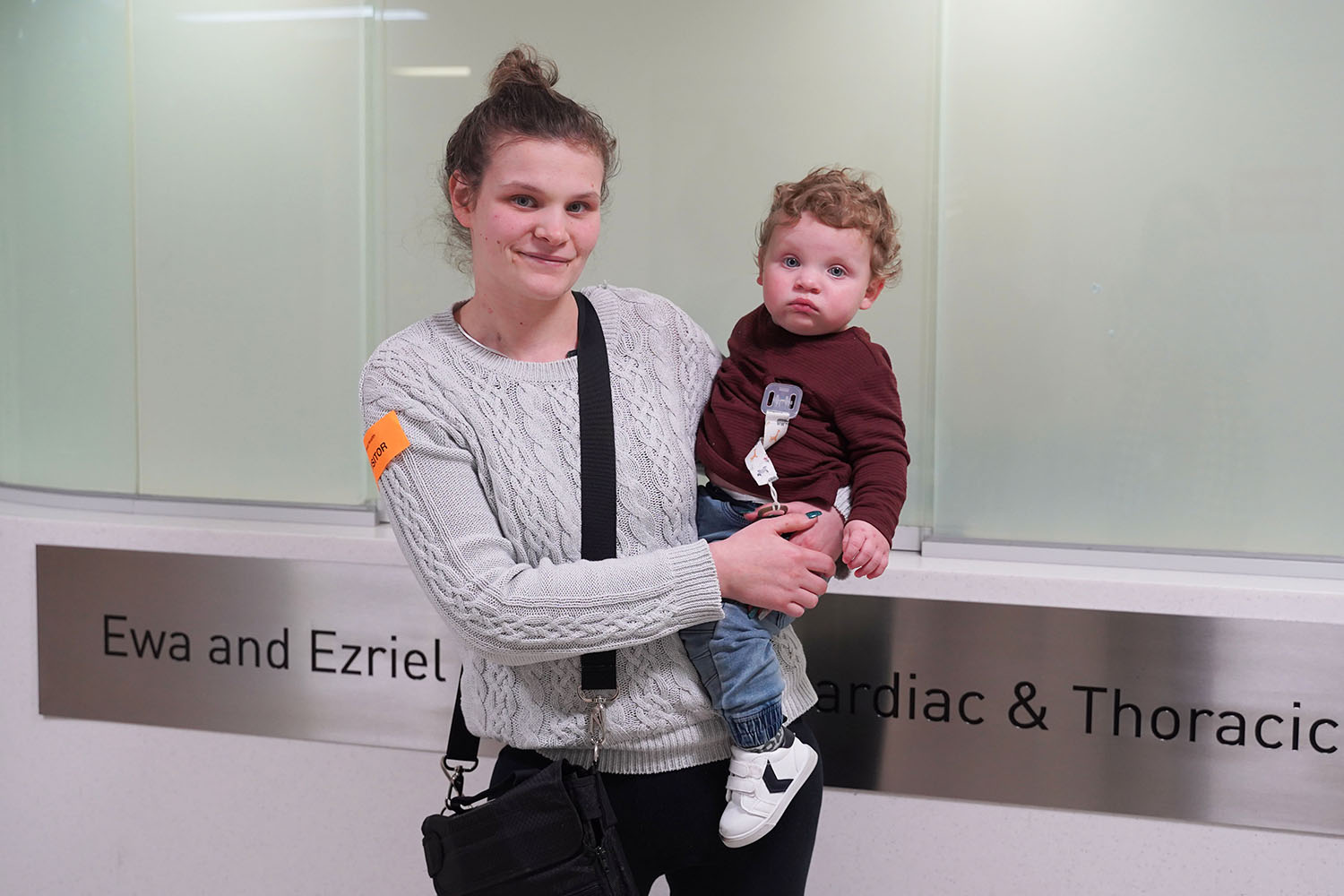 Kayla and her son Noah