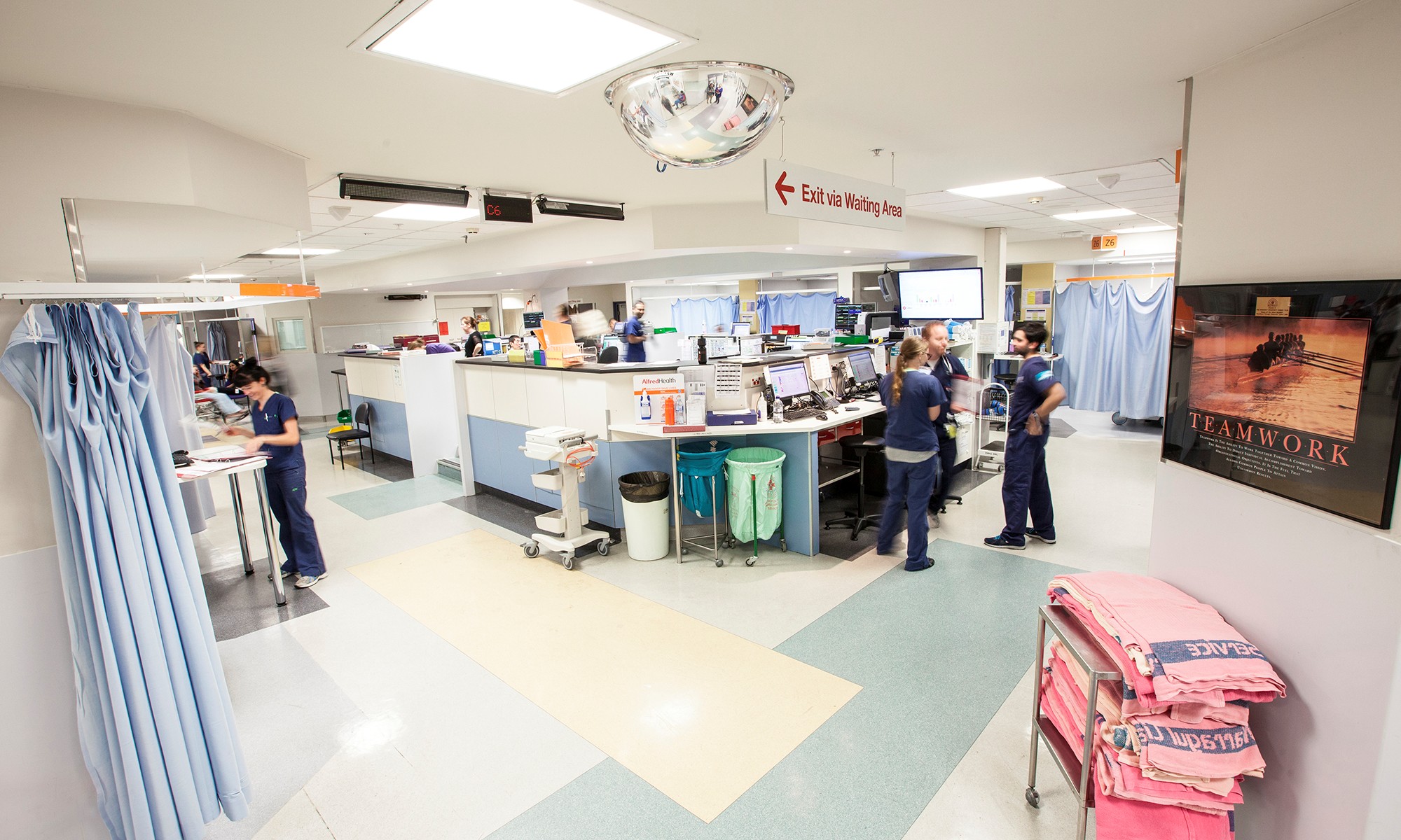Emergency department cubicles