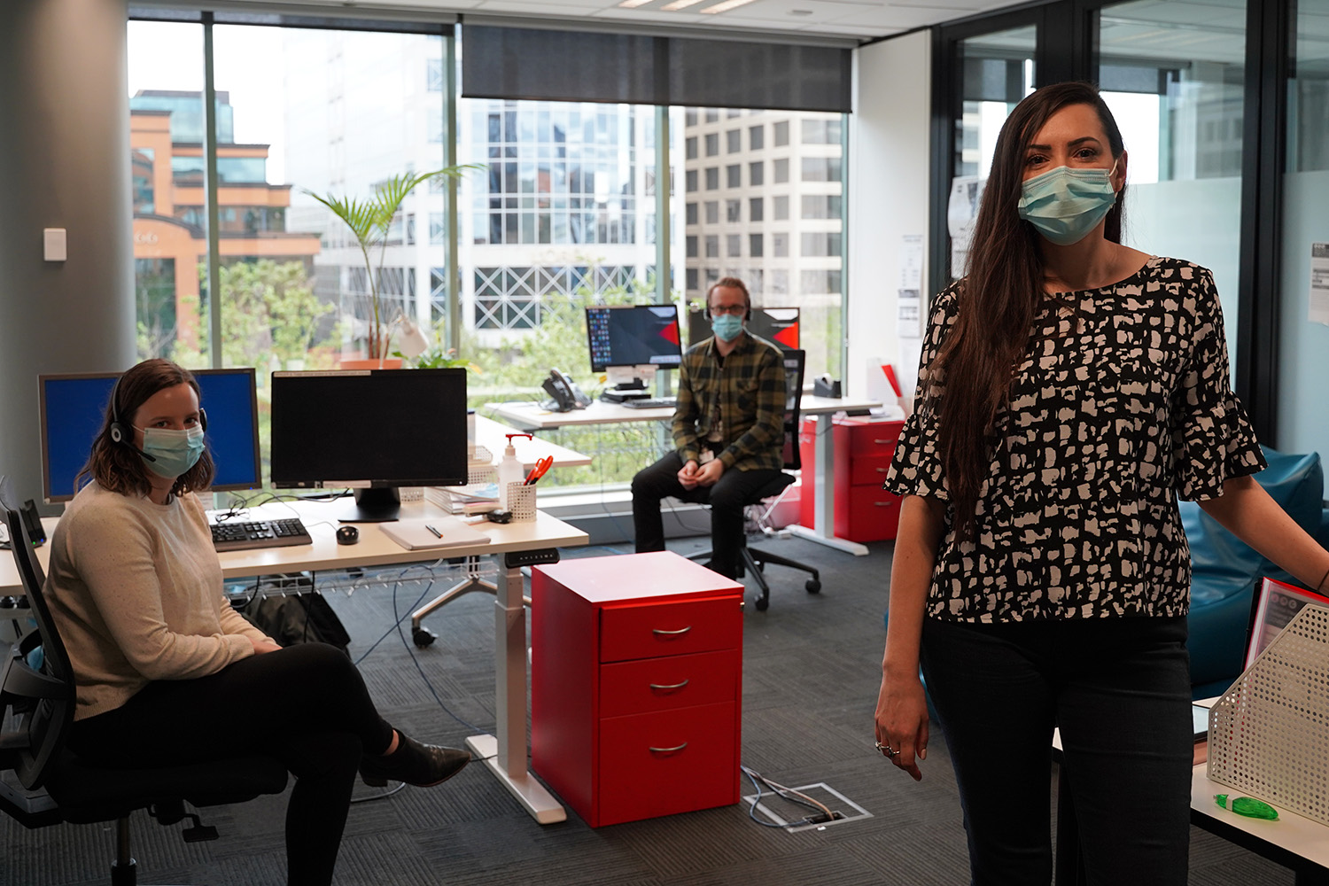(L-R) Beth, Jeremy and Jacqui from Triage +