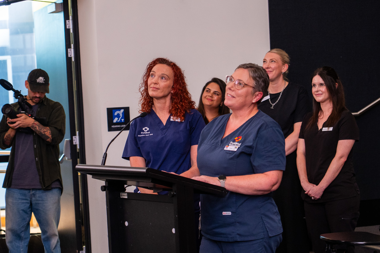 Members of The Alfred ICU team