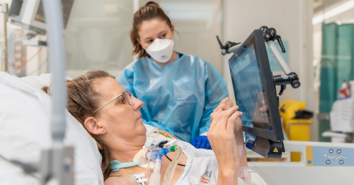 A new way of communicating in the ICU | Bayside Health (Alfred)