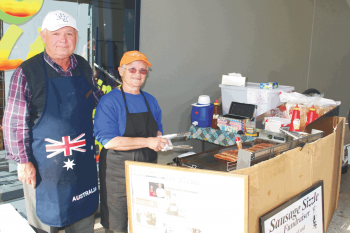 Sizzling superstars raise $250,000 selling sausages article image