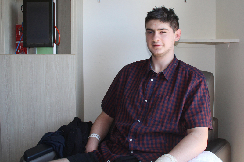 Connor, 16, has spent half his life living with epilepsy.
