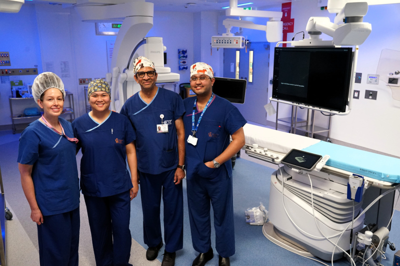 New hybrid theatre with staff