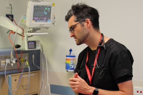 Emergency physician Rob Mitchell
