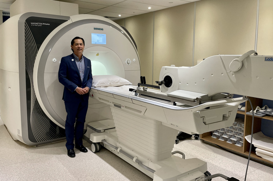 A/Prof Law with MRI machine