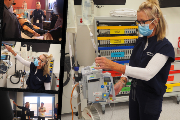 PARTY program coordinator Sue Smith balances her passion for the program with her duties as an emergency nurse