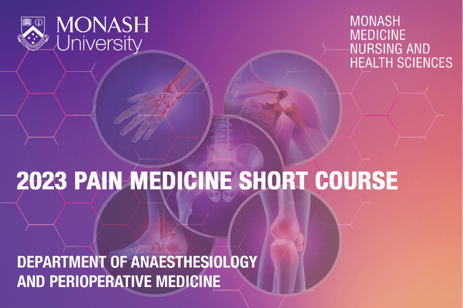 Pain Medicine Short Course 2023 May intake Alfred Health